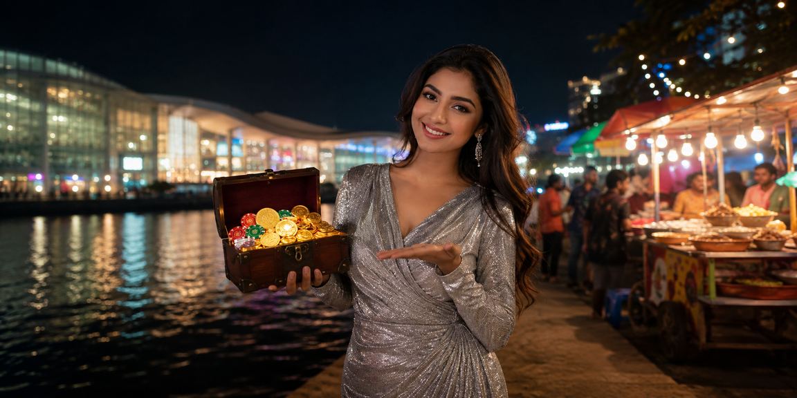 ঢাকার রাতের বাজারে বিনোদন দৃশ্য